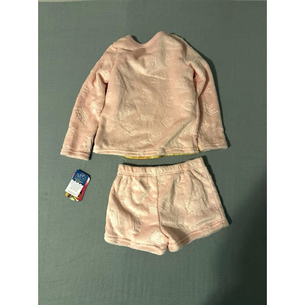 Disney Girls' Princess 2-Piece Fleece Pajamas Set Size 6 NWT Pink - Picture 2 of 5